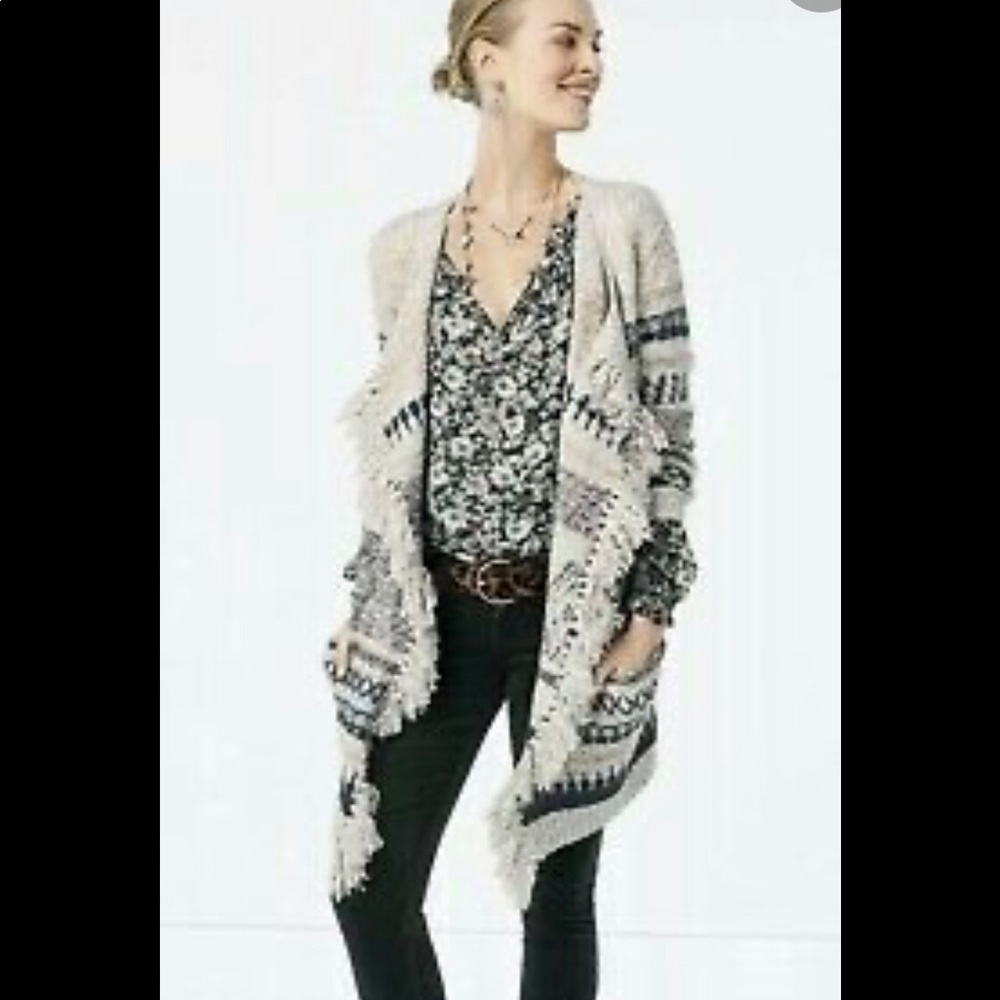 Cabi Peasant Blouse, floral boho, size S, New